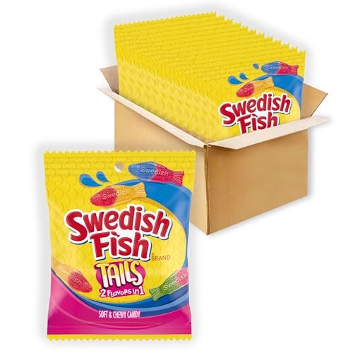 Swedish Fish Tails Candy | Two Flavors in Every Bite