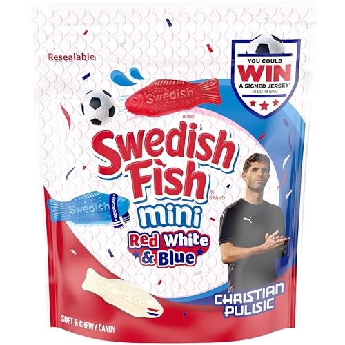 Swedish Fish Red White & Blue Soft & Chewy Candy
