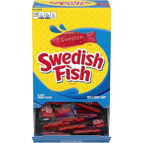 Swedish Fish Candy Box – Classic Red Fish Candy